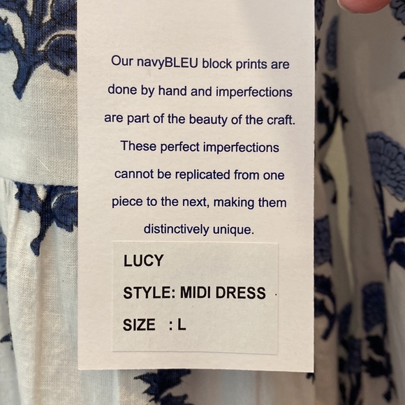 Block print midi dress! - Picture 4 of 6